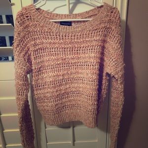 Abercrombie and fitch women’s pink sweater